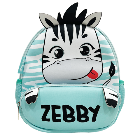 Ba lô mẫu giáo Cute Pets-Zebby B-043 Xanh ngọc