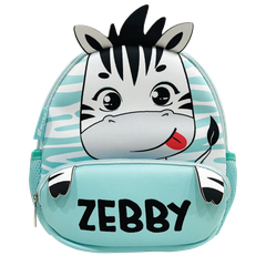 Ba lô mẫu giáo Cute Pets-Zebby B-043 Xanh ngọc