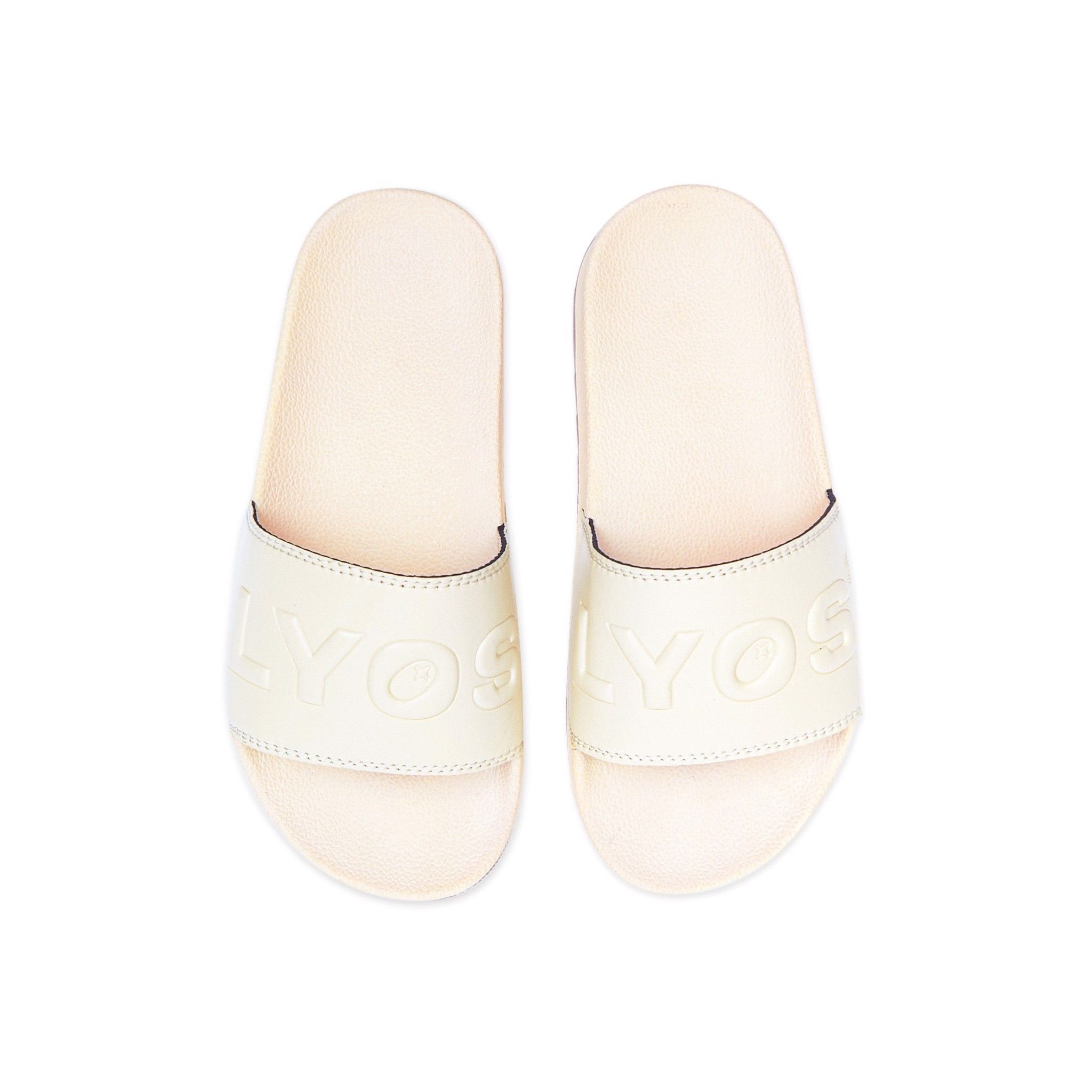  Padded Logo Slide ( Cream ) 