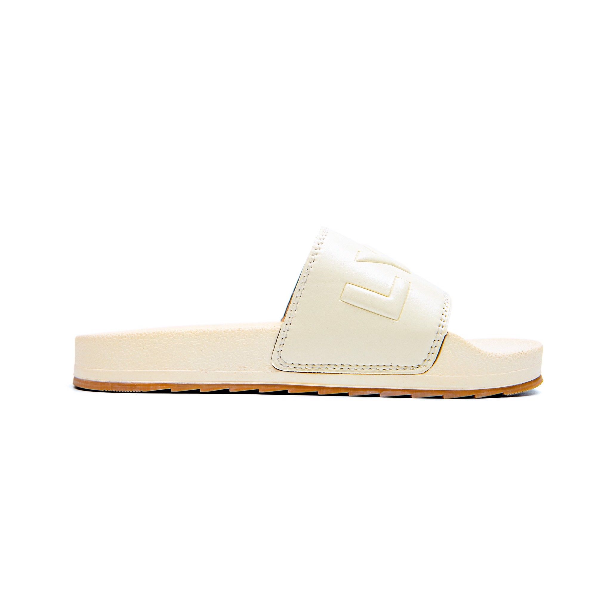  Padded Logo Slide ( Cream ) 