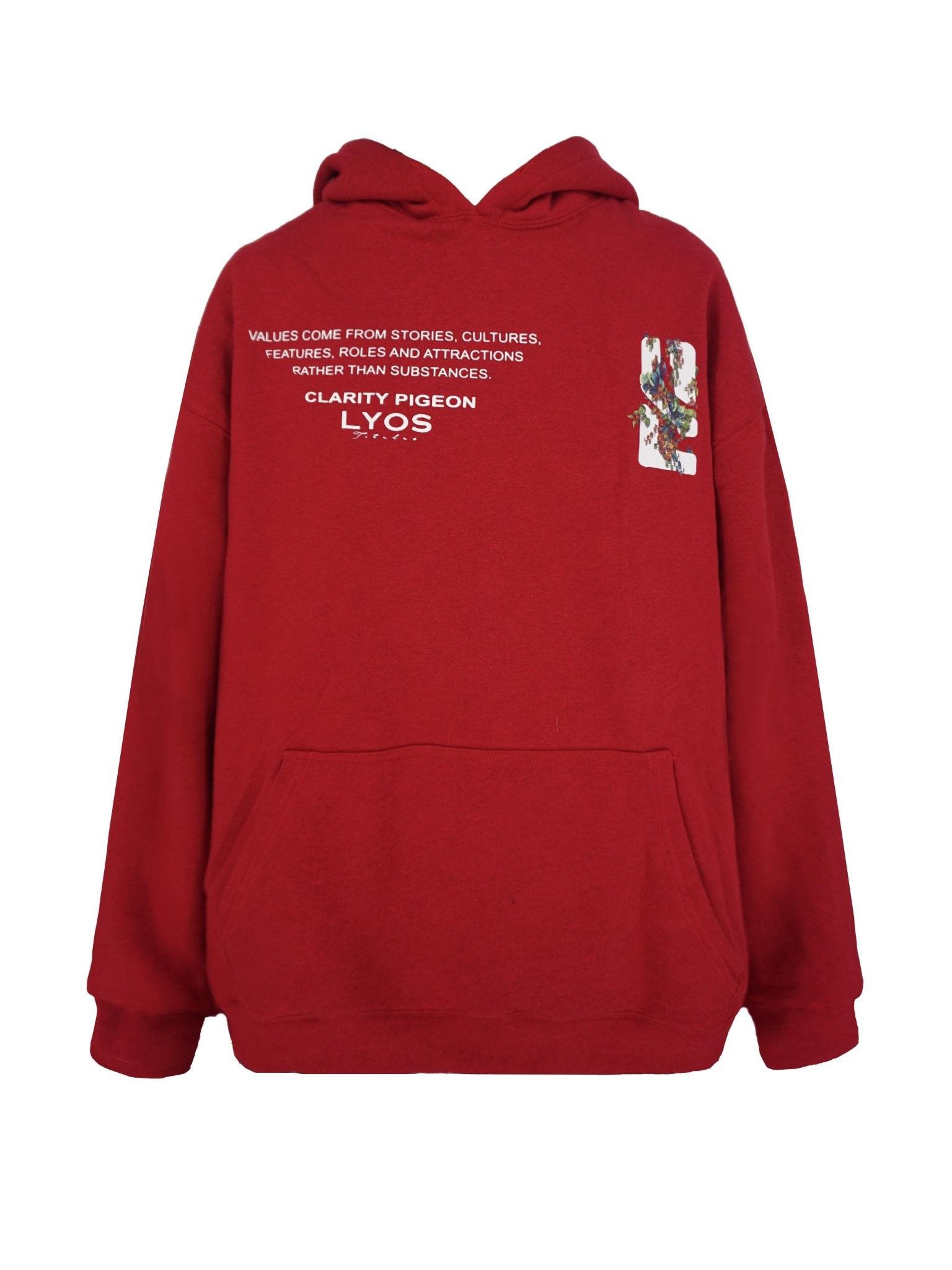 Red Clarity Pigeon Hoodie