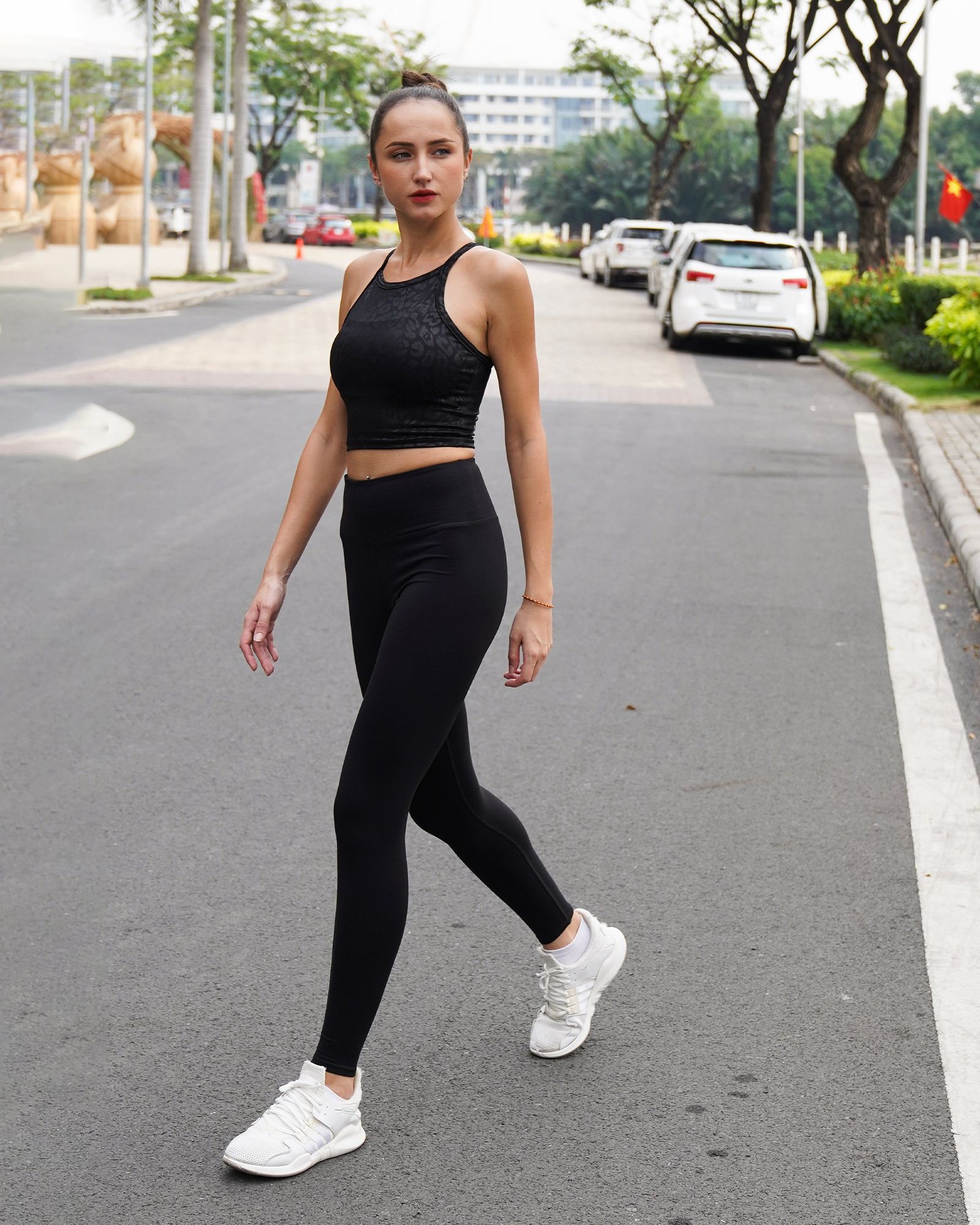QUẦN DÀI TẬP YOGA TRƠN QD308