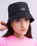  Mũ Bucket Vành Cụp Hibi Sports A009 In Chữ Basic, Vải Dù Trơn Thoáng Mát, Dành Cho Nam Nữ 