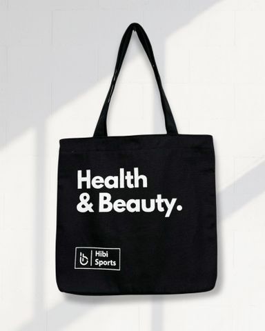  Túi Tote Thời Trang Health & Beauty Hibi Sports A013, Chất Liệu Canvas Cao Cấp, Có Khóa Kéo Và Túi Trong 