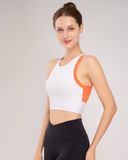  Áo Croptop Tập Yoga Gym Hibi Sports Kiểu Phối Viền CR805 - Kèm Mút Ngực 