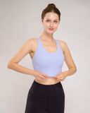  Áo Tập Yoga Gym Hibi Sports CR829 Kiểu Ba Lỗ Phối Trước, Kèm Mút Ngực 