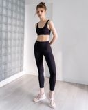  Set Đồ Tập Yoga Gym Hibi Sports H142 Quần Lửng Lưng Cao, Áo Dây Đan Kèm Mút Ngực 