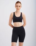  Set Đồ Tập Yoga Gym Luxury Hibi Sports H143, Quần Đùi Lưng Cao, Kèm Mút Ngực, Vải Cao Cấp Lu Fabric 