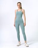  Bộ Tập Yoga Gym Jumpsuit Hibi Sports J603 Dây Đan Quạt, Kèm Mút Ngực, Chất Vải Cao Cấp Lu Fabric 