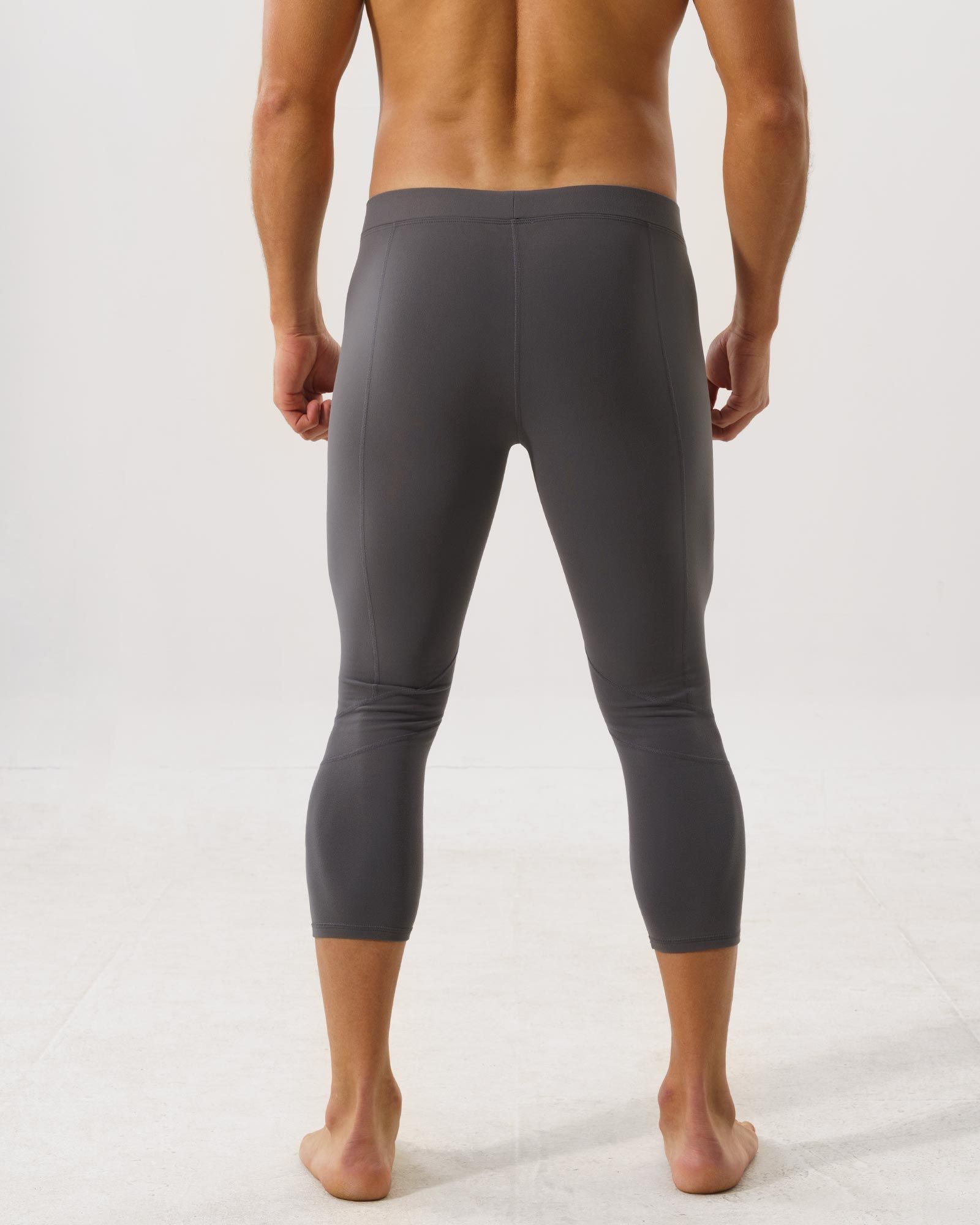 Quần leggings tập gym cho nam Hibi Sports M104 - Loại lửng 3/4 không túi