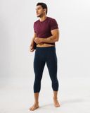  Quần Leggings Tập Gym Cho Nam Hibi Sports M105 - Loại Lửng 3/4 Có Túi 