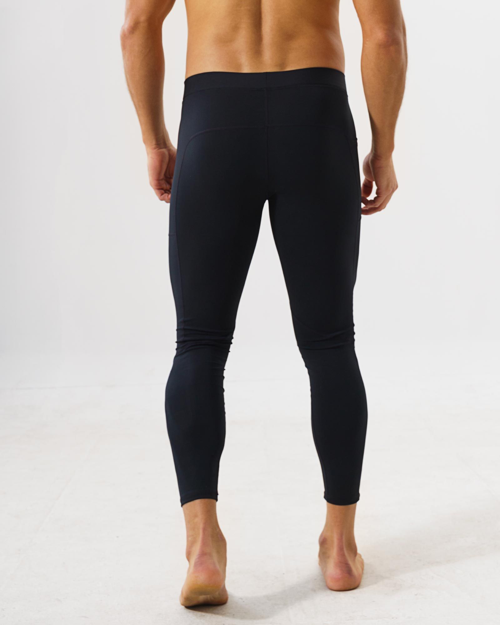 Quần leggings tập gym cho nam Hibi Sports M106 - Loại dài có 1 túi hông