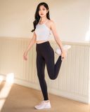  Quần Tập Yoga Gym Luxury Hibi Sports QD312 Kiểu Lưng Cao Tôn Dáng, Chất Vải Cao Cấp Lu Fabric 