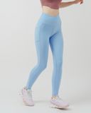  Quần Tập Yoga Gym Luxury Hibi Sports QD316, Kiểu Lưng Chéo Có Túi, Chất Vải Cao Cấp Hi Fabric 