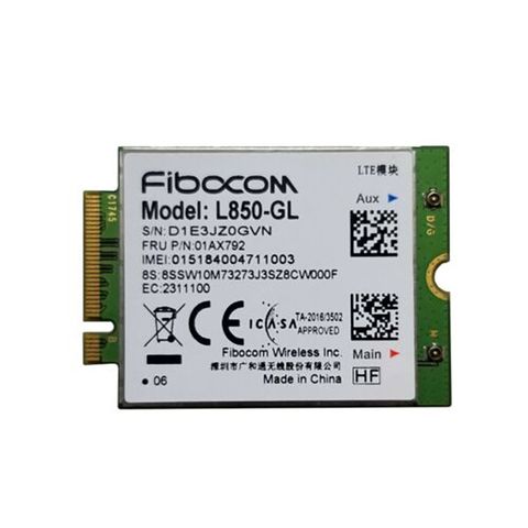 Card mạng wwan 4G Fibocom L850-GL 4G LTE