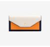 Ví cầm tay Clutch cúc bấm color-block