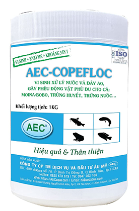  AEC-COPEFLOC - Vi sinh xử lý nước và đáy ao, gây phêu động vật phù du cho cá 