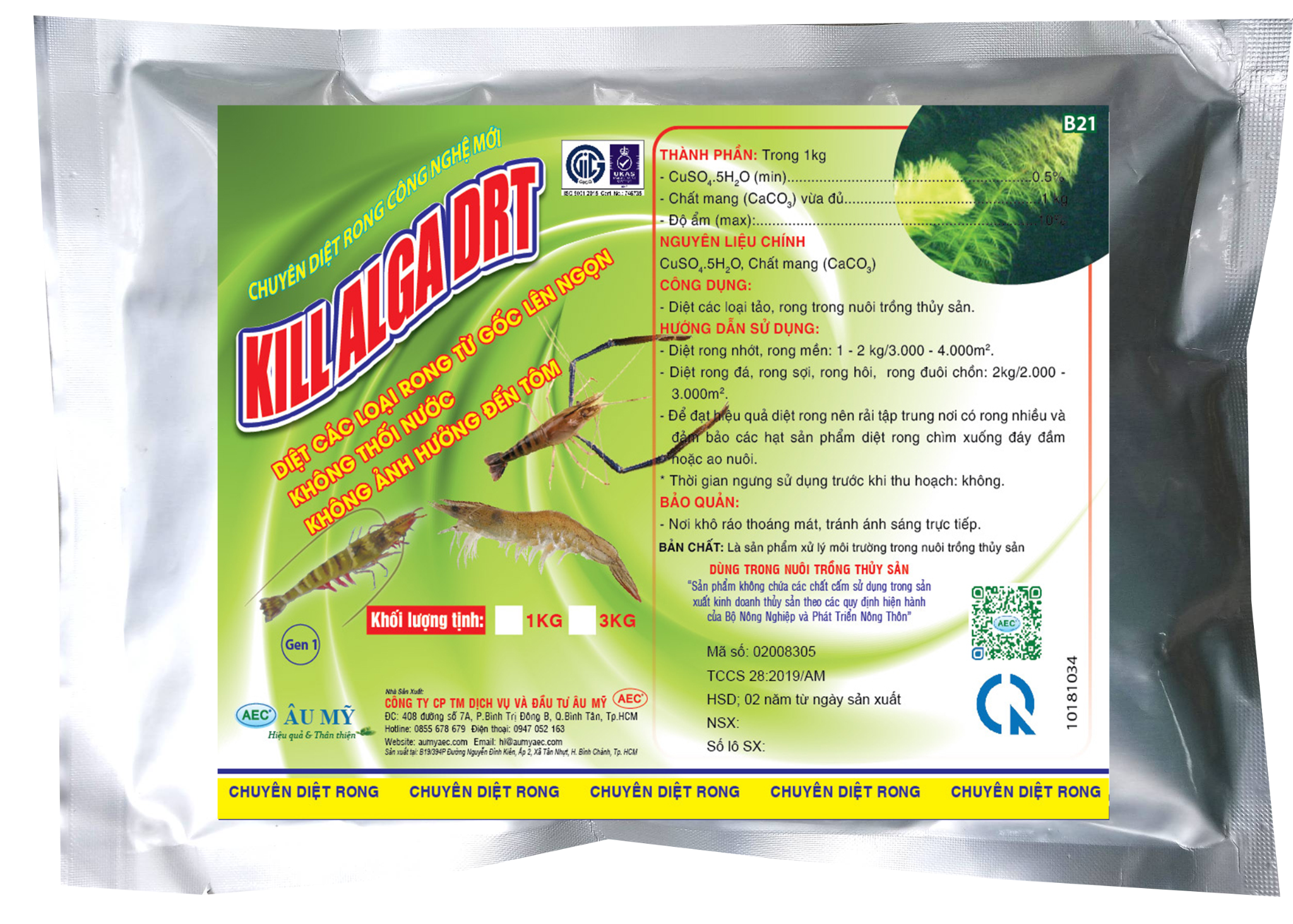 Kill Alga Drt 3kg
