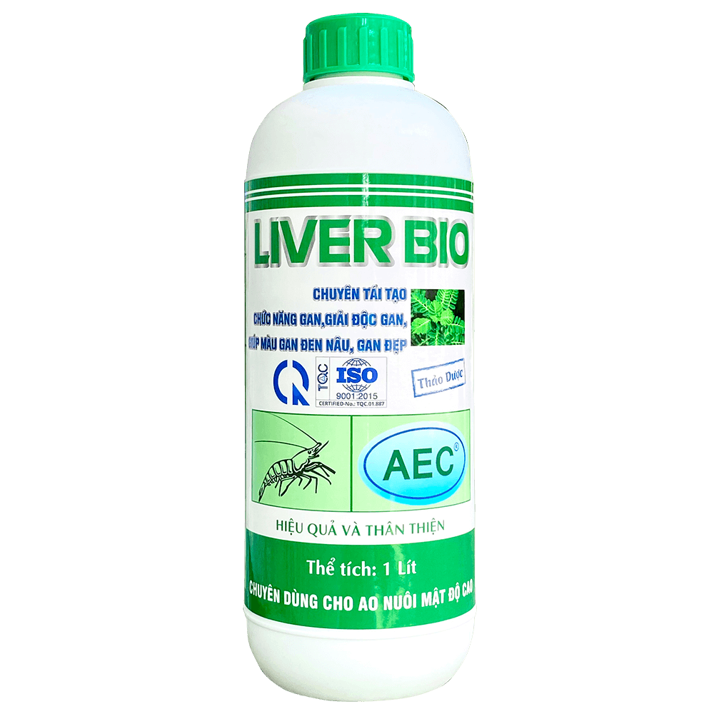  Liver Bio - Thảo dược giải độc gan cho tôm, tái tạo, phục hồi chức năng, giúp màu gan tôm đen nâu, bóng đẹp 