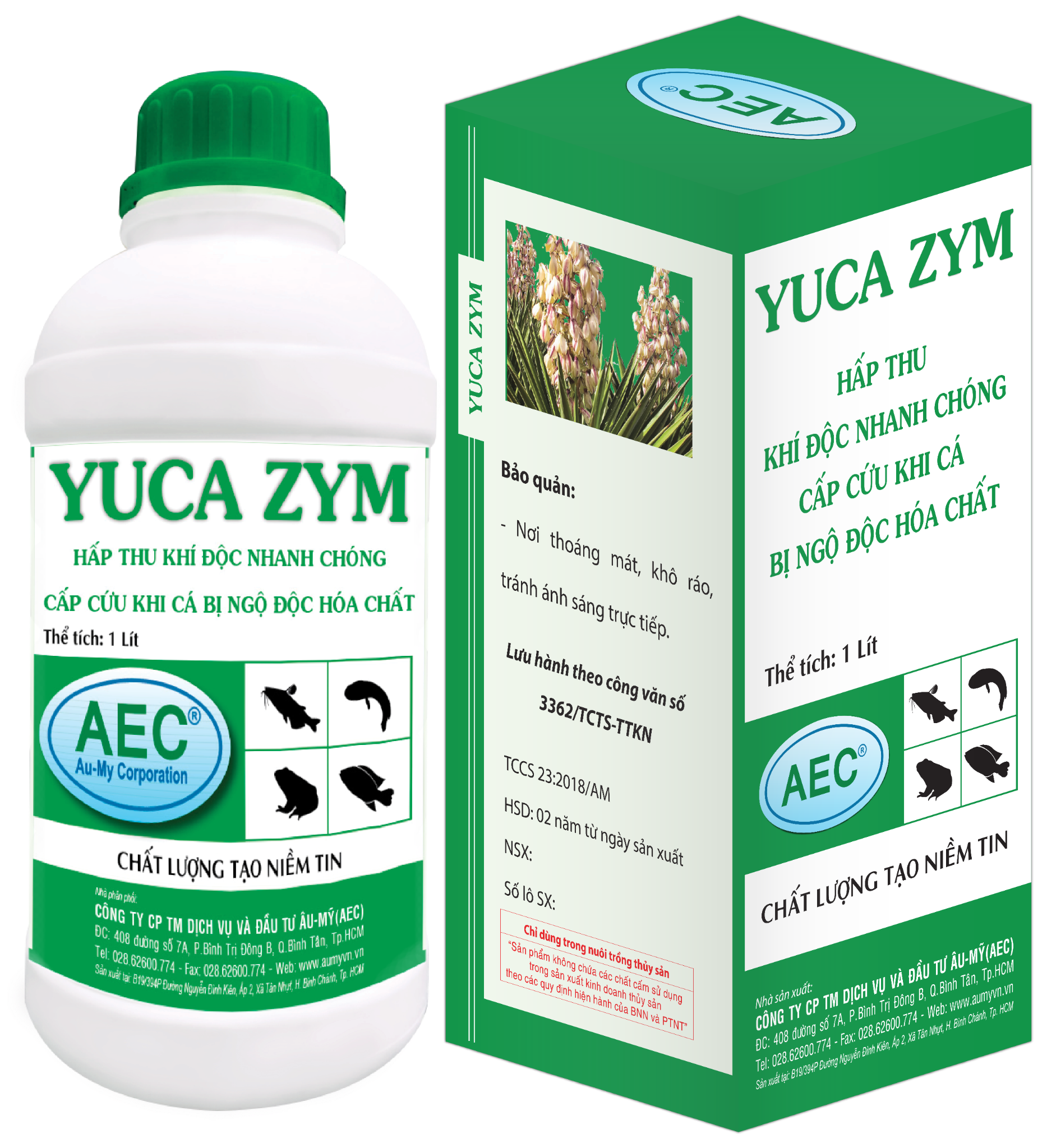  YUCA ZYM - Cung cấp Oxi cho Cá 