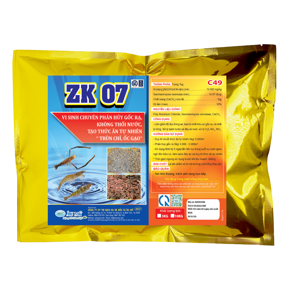 ZK 07 - Vi sinh chuyên phân hủy gốc rạ