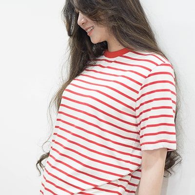 T-Shirt - Đỏ Trắng