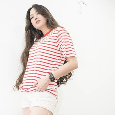 T-Shirt - Đỏ Trắng