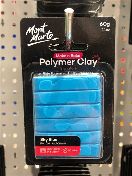 Đất Sét Polymer MM Make n Bake 60g - Sky Blue