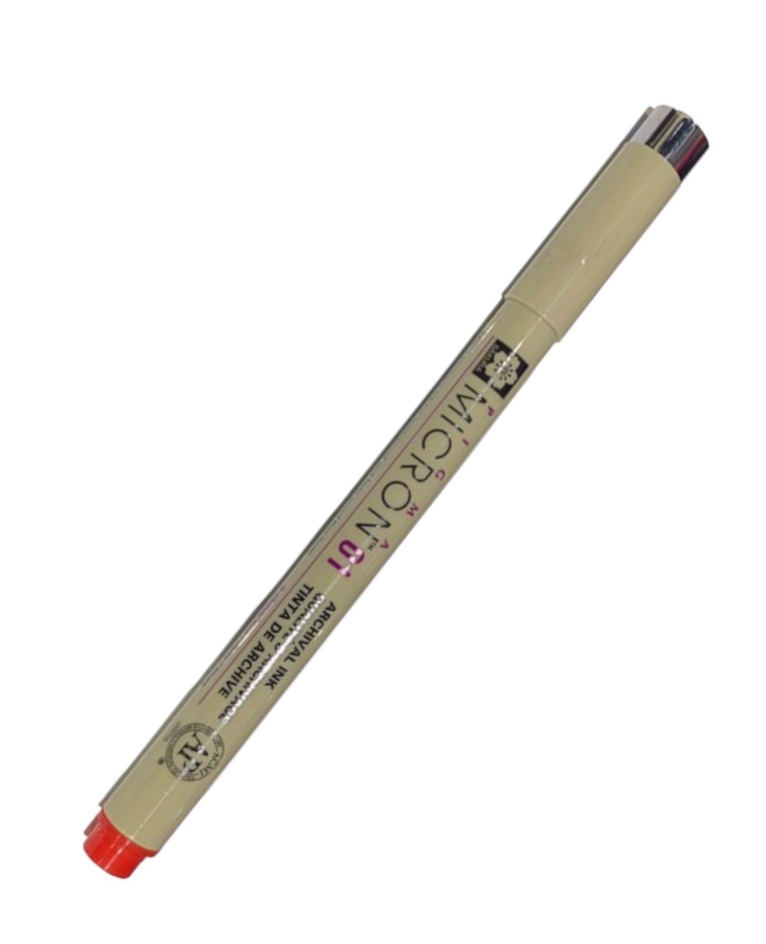 Bút kim vẽ kỹ thuật Pigma Micron 01, màu Đỏ