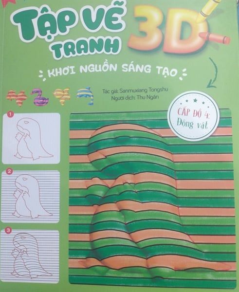 Tập vẽ tranh 3D, khơi nguồn sáng tạo