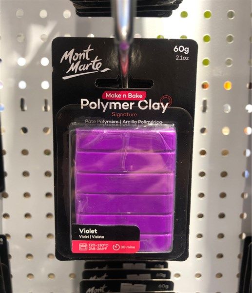 Đất Sét Polymer MM Make n Bake 60g - Violet