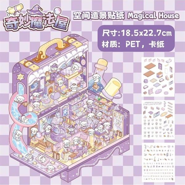 Sticker 3D Mini Scape 03