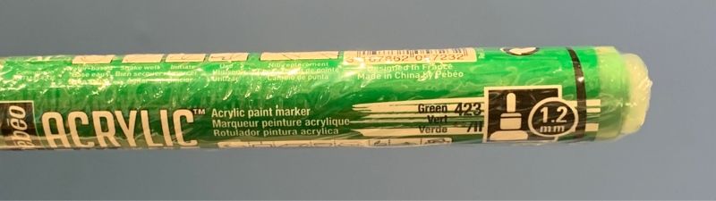 Acrylic Marker 1.2 Tip Green