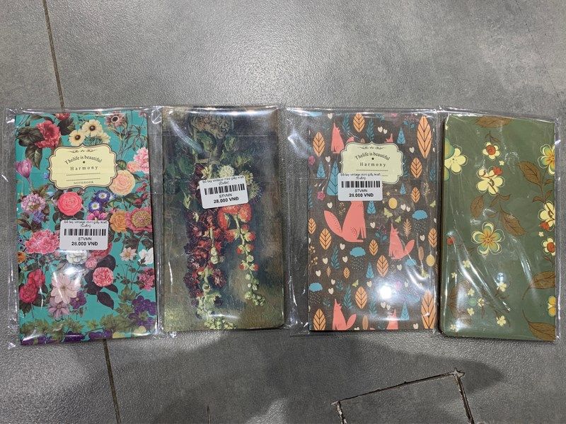 Sổ tay vintage mini giấy kraft