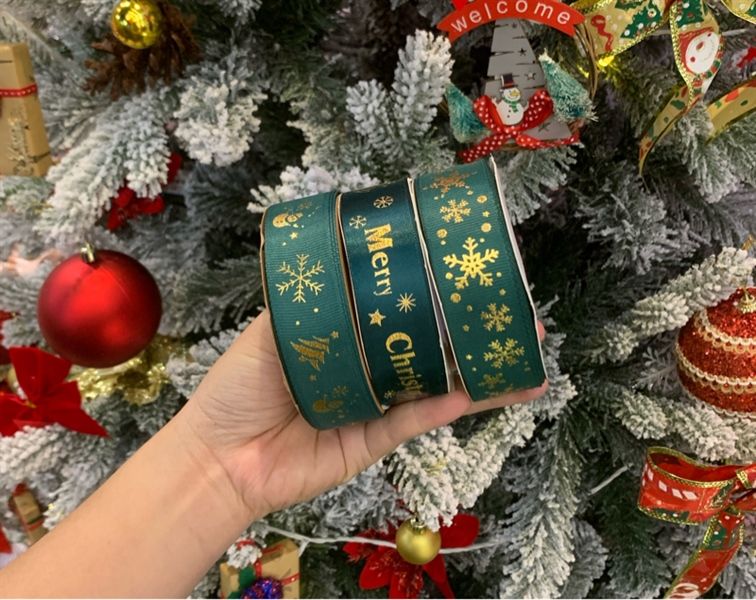 Ruy băng Noel 2,5cm x 25m
