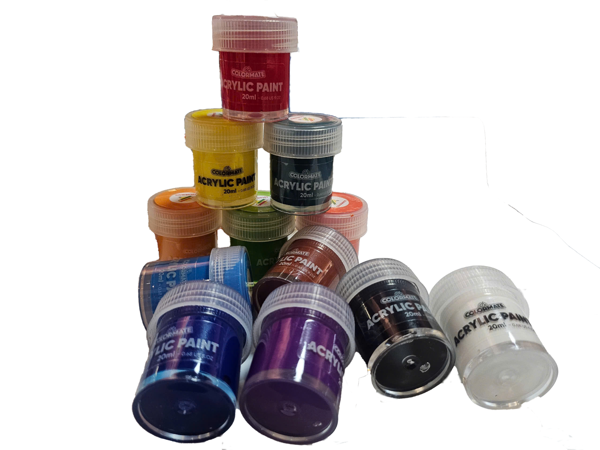 Hộp 12 chai màu vẽ Acrylic 20ml
