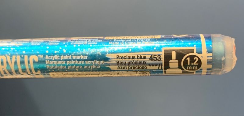 Acrylic Marker 1.2 Tip Prec Blue