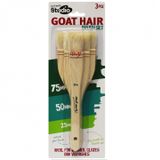  CỌ BỘ LÔNG DÊ STUDIO GOAT HAIR MONT MARTE 3 CÂY BMHS1003 