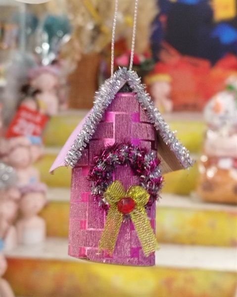 Hộp nhà trang trí Noel M1