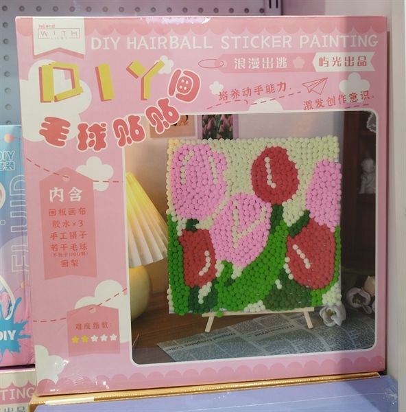 Set Tranh Đính Bom Bom Nhiều Hình 33X32