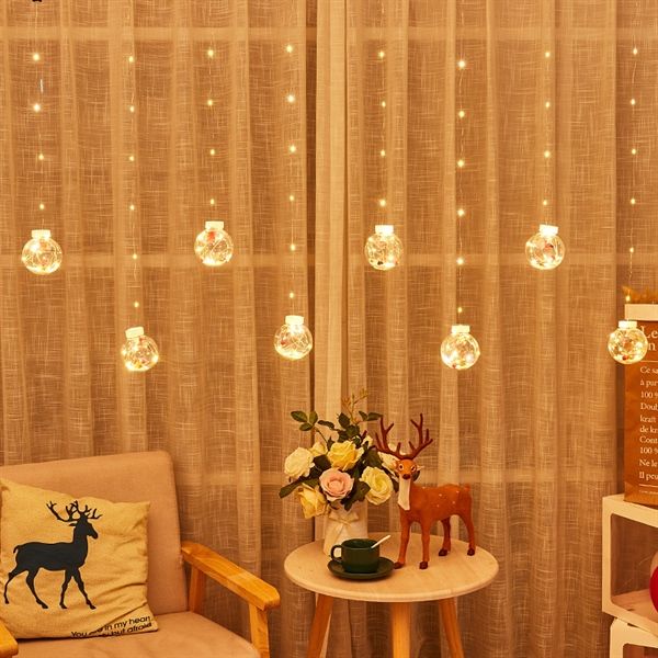Đèn Led Dây Cầu Noel - Vàng 2.5M 220V
