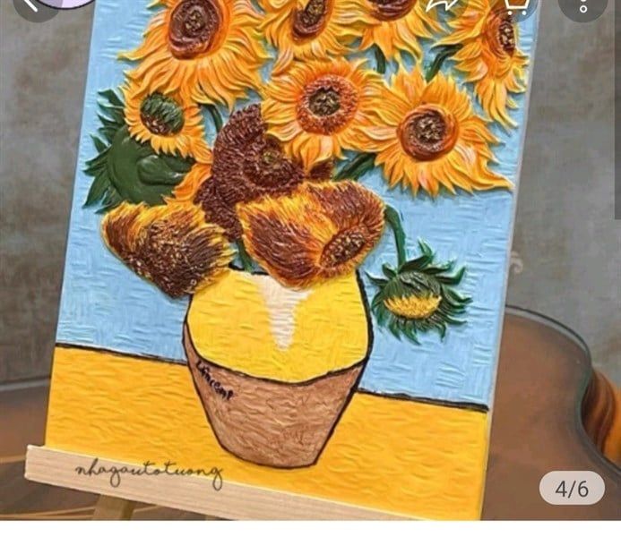 Tranh tượng thạch cao 21X17