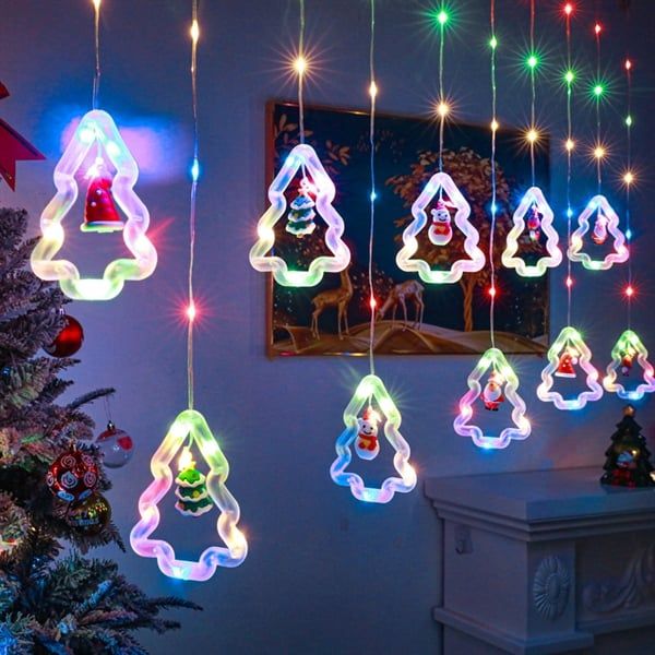 Đèn Led Dây Thông Noel - Màu 3M Pin Remote