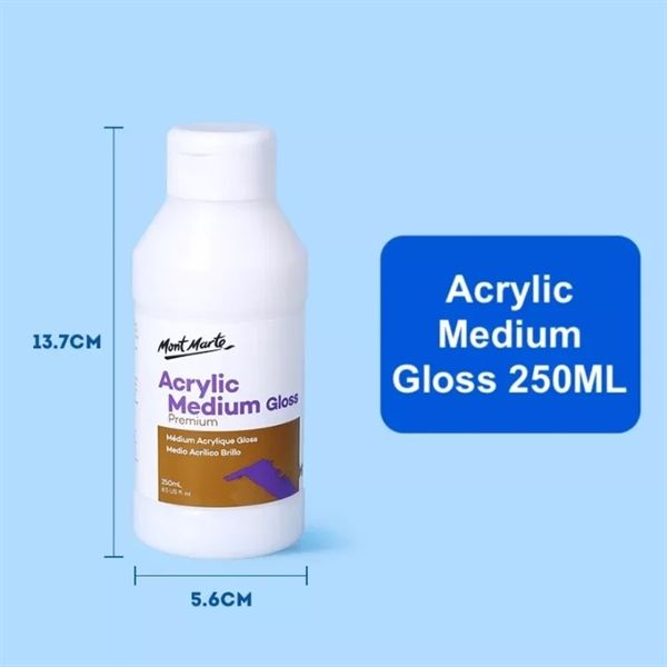MM Acrylic Medium Gloss 250ml