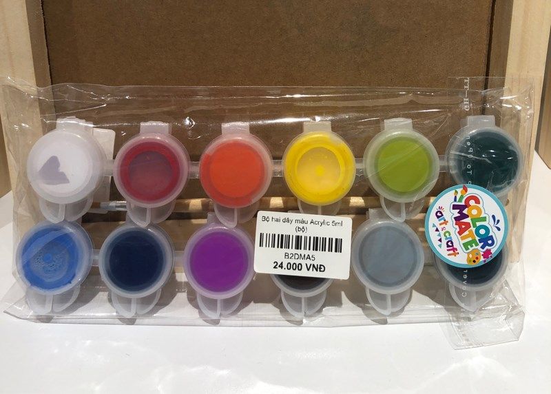 Bộ hai dây màu Acrylic 5ml