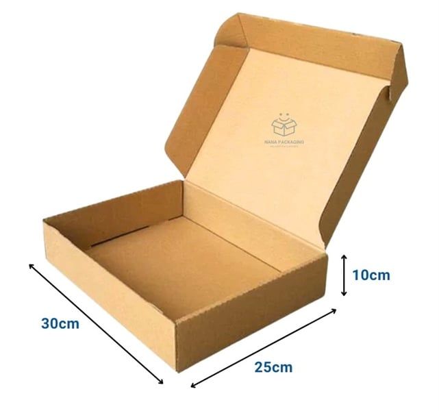 Hộp Carton Nắp Gài 30x25x10