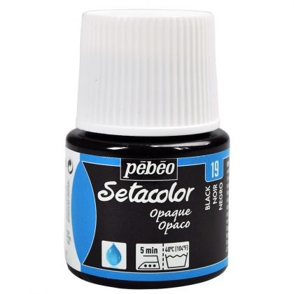 Setacolor opaque matt 45ml Black