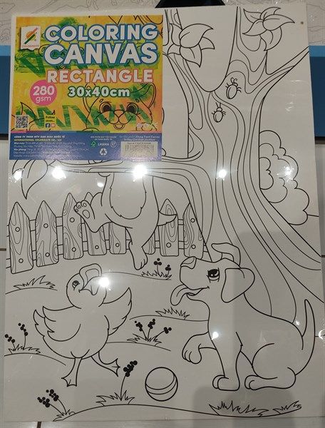 Bảng canvas in hình 30x40cm-Colormate