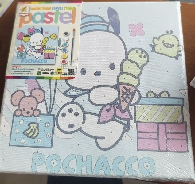 Tranh Tô Màu Số Hóa Pochacco 20x20cm-Colormate