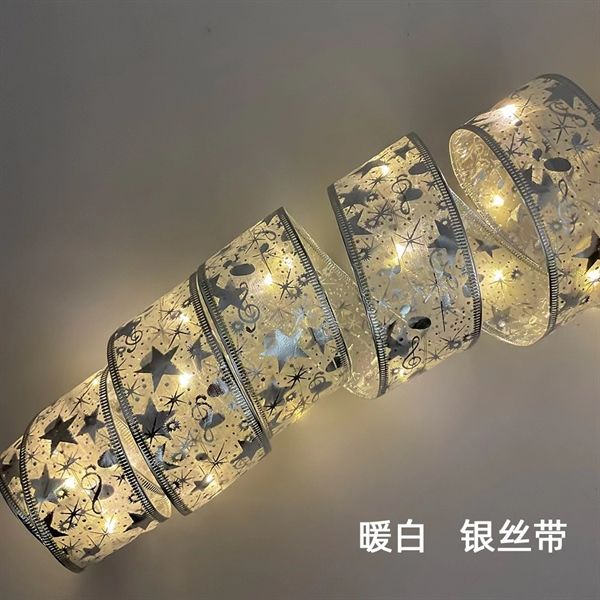 Đèn Led Dây RuyBang Bạc - Vàng 10M Pin